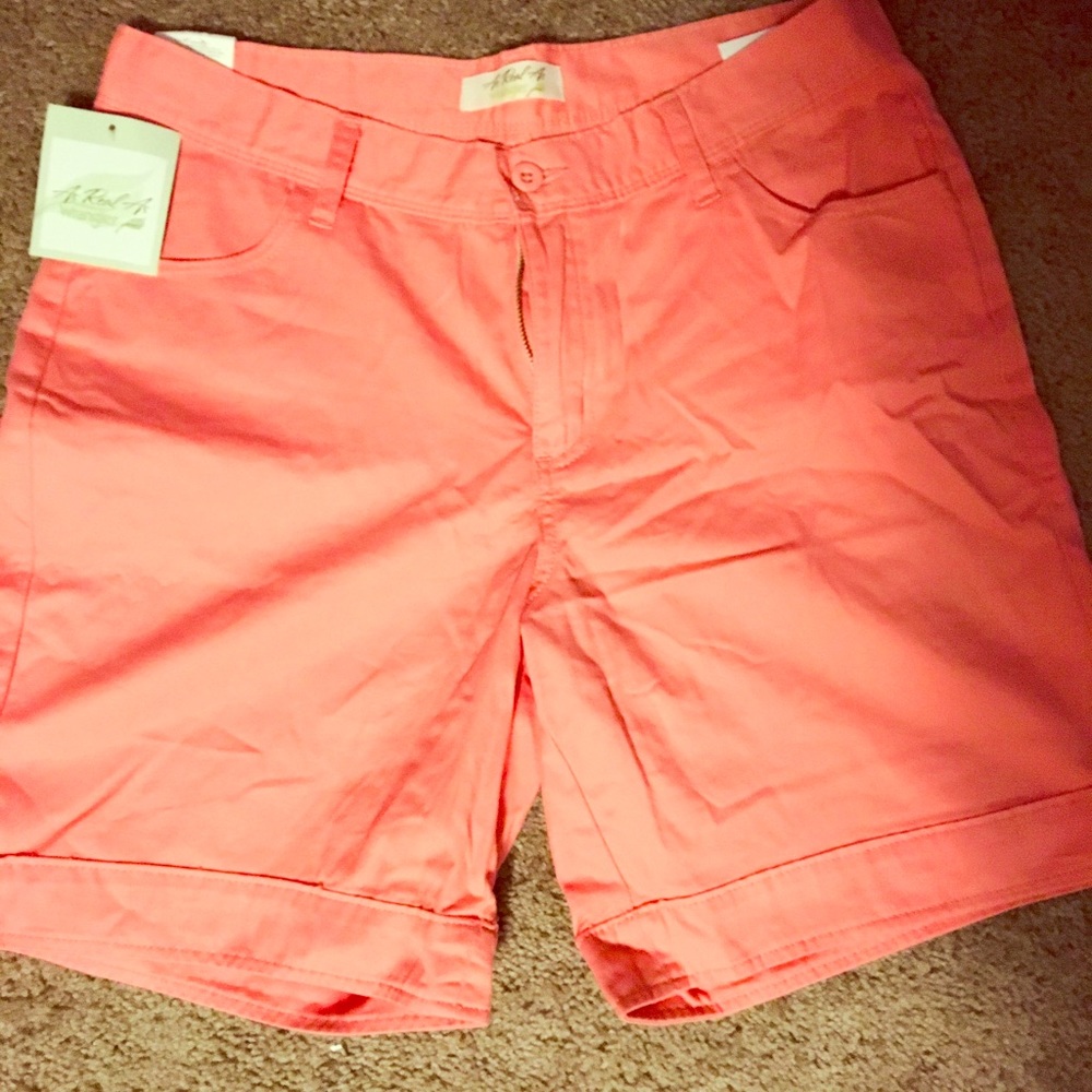 Salmon Bermuda Shorts